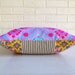 Purple Fuchsia Floral Throw Pillow Cover - Feminine Decor - Boho Girls Room