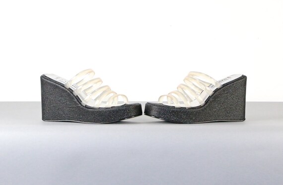 glitter jelly platforms
