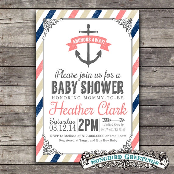 Nautical baby shower invitation--customizable Il_570xn