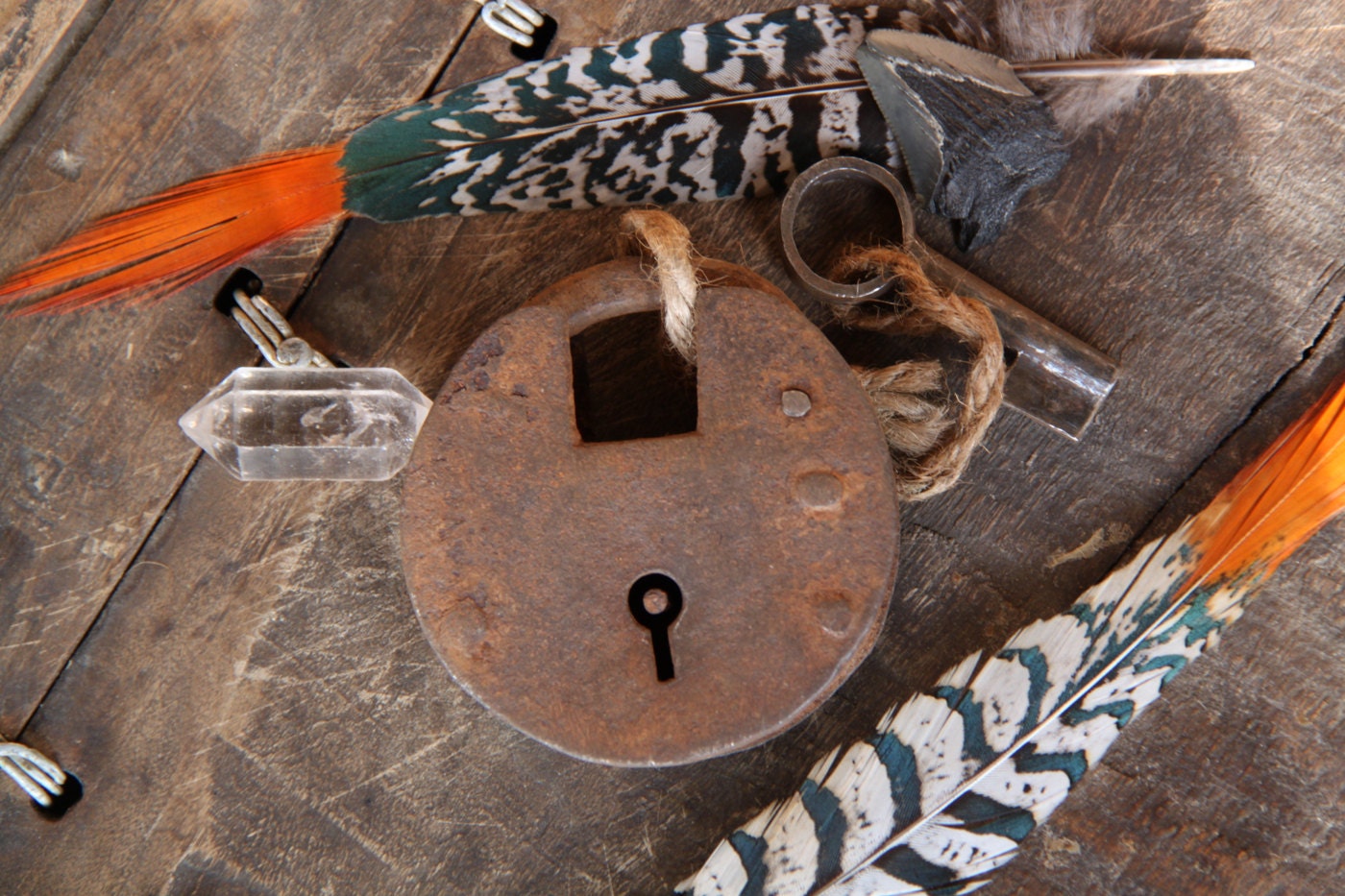 Unlock It Round Working Vintage Lock from by