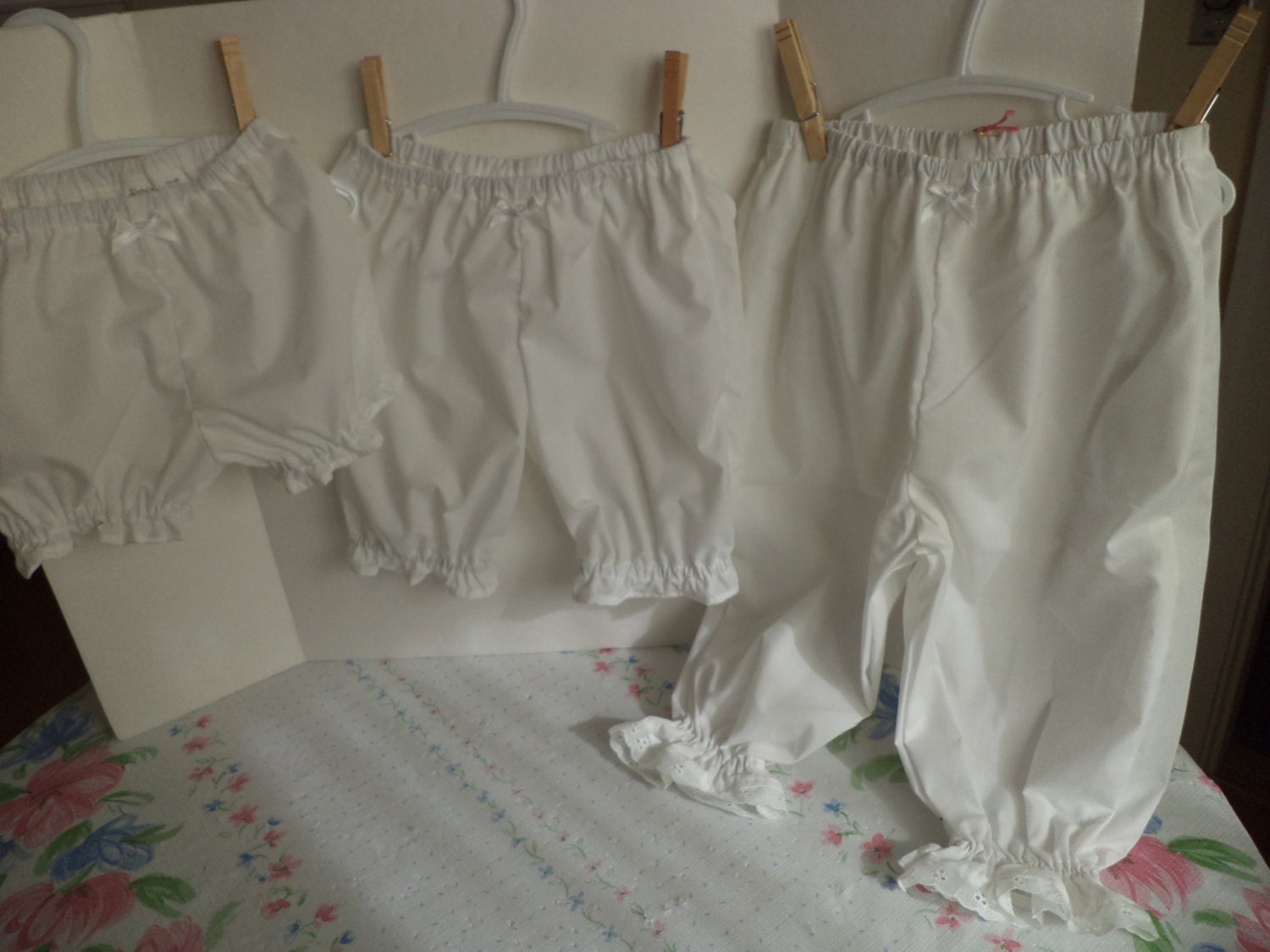 White Cotton Panties or Pantaloons Infants & Toddlers