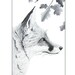 Black and white fox art, Fox illustration animal print, Fox drawing, Graphic art, A4 art print, Pen and ink, Ink art, Monochrome fox