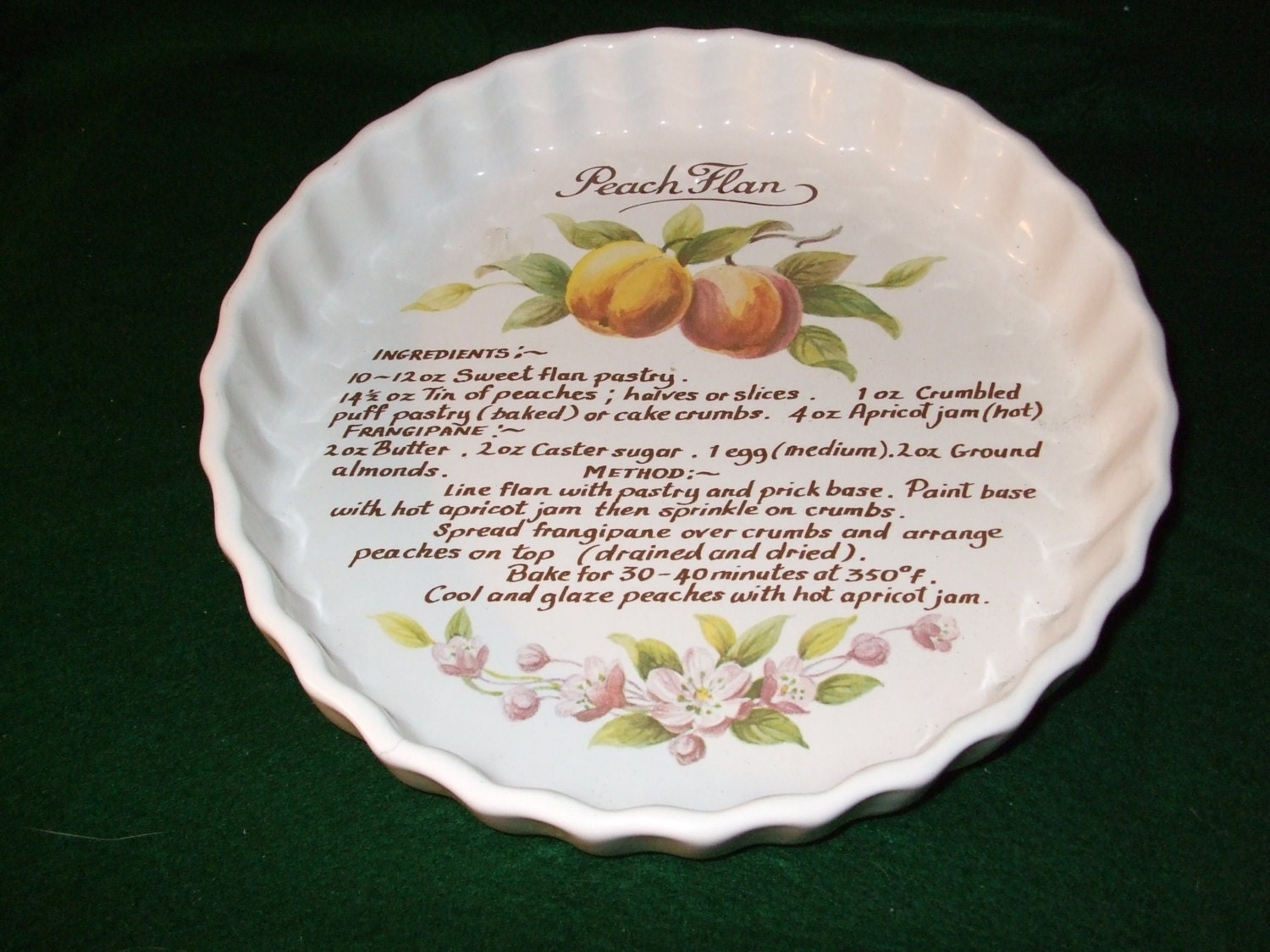 Ceramic Flan Baking Dish Haute Juice