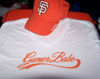 sf giants gamer babe t shirt