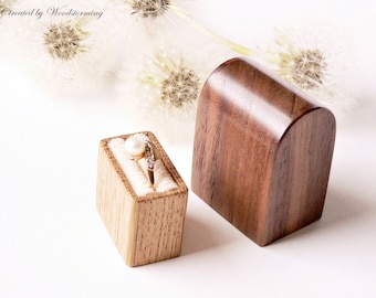 box ring engagement wooden