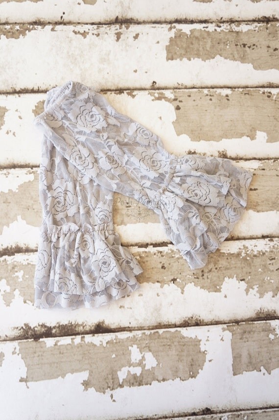 Baby lace leg warmer girl lace leg warmer leg warmer gray lace