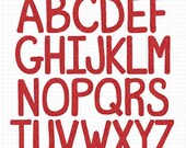 60% OFF SALE Red Glitter Alphabet Clipart Letters Clip Art Instant Digital Download Images Il_170x135