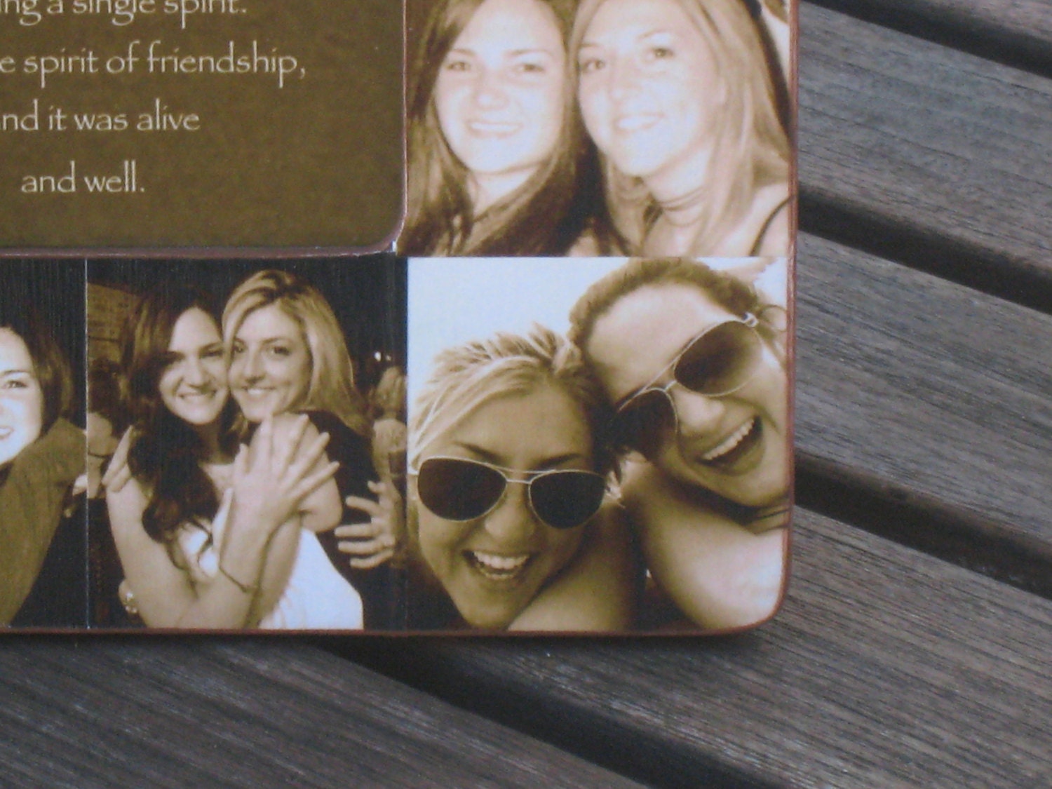 Best Friends Collage Frame Personalized Sister Gift Unique