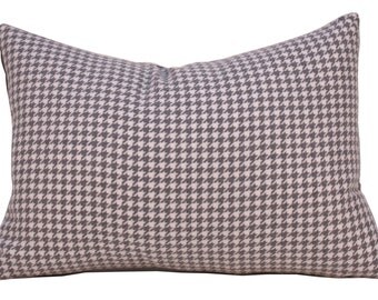 Throw Pillow - Decorative Pillow - Houndstooth Pillow - Toss Pillow - Pillow Cover