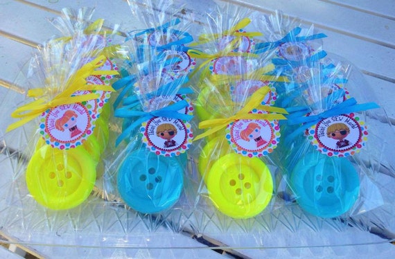 25 BUTTON SOAPS {Favors} - Lalaloopsy Inspired Soap, Lalaloopsy Favors, Baby Shower, Birthday Party Lala Favor, Cute as a Button Il_570xn