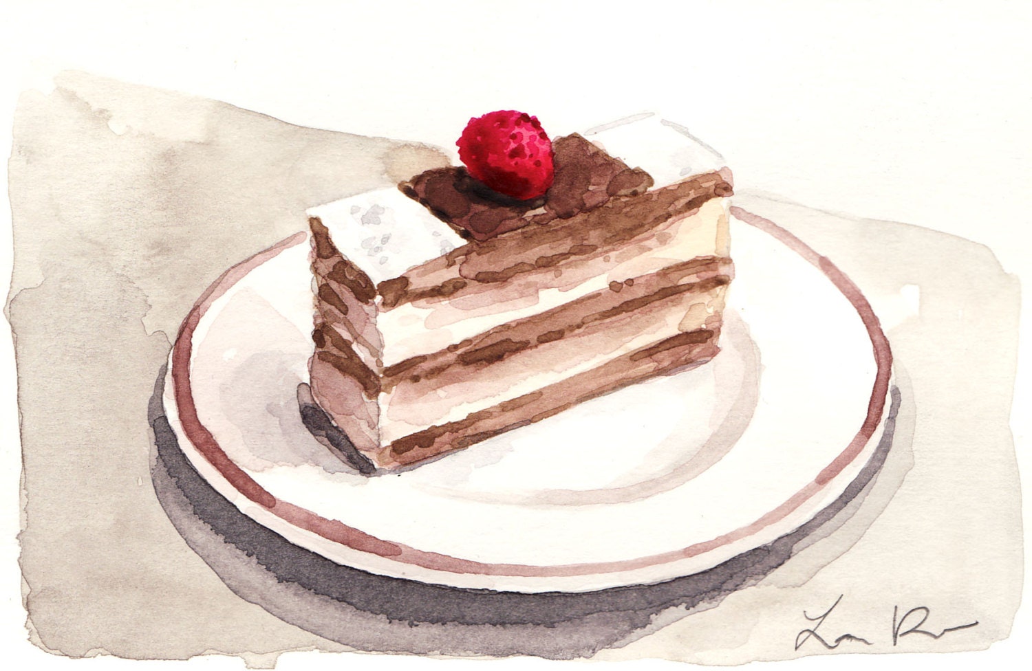 Рисование с натуры тортов
