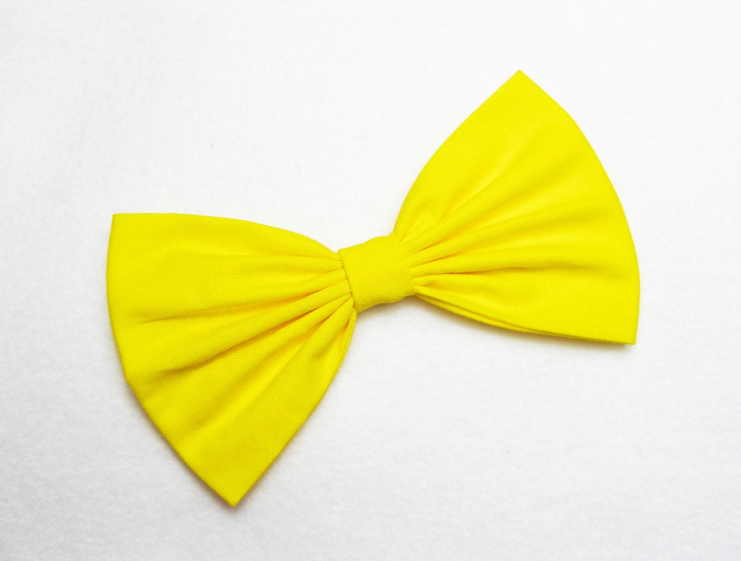 Bright Yellow Hair Bow for girls hairbow bows for hair