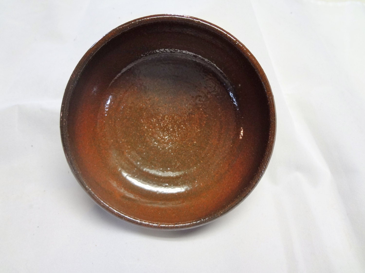 Burnt Orange Ceramic Bowl Small Ceramic Finger Bowl Ceramic