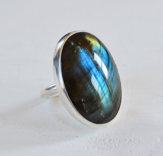 Labradorite Gemstone Ring
