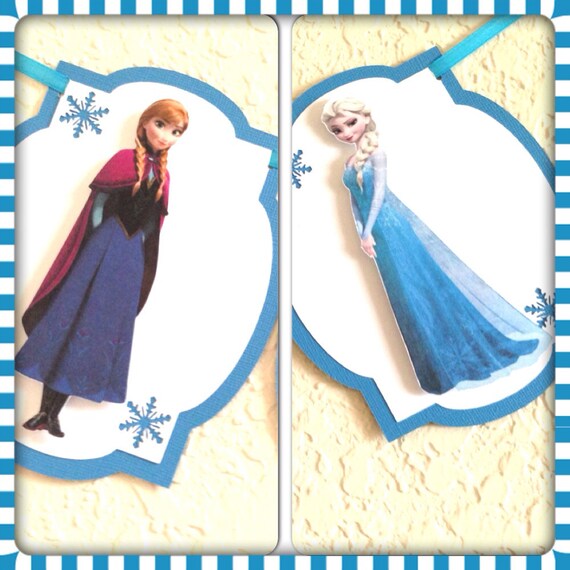 Items Similar To Frozen Birthday Banner Frozen Happy Birthday Banner