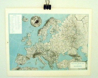 Vintage Map of Europe