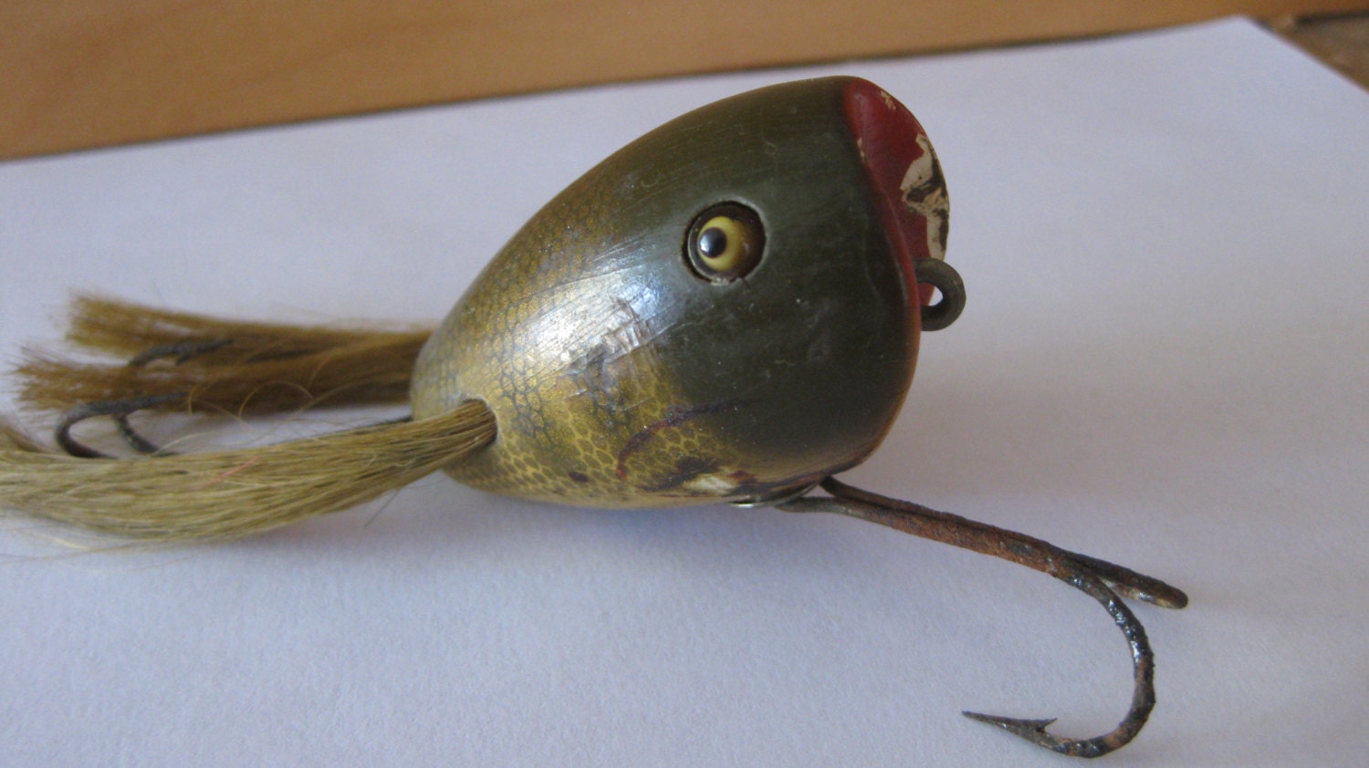 Creek Chub Surface Dingbat Lure Glass Eyes Pike Pattern ON