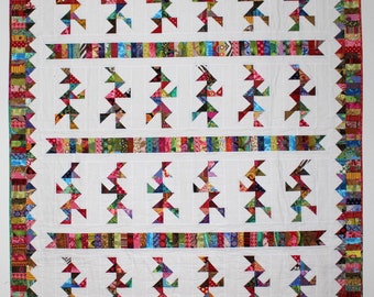 Twin Quilt, Camelot, Knights, Running, Indians, 59" x 77" Quilt for Boy