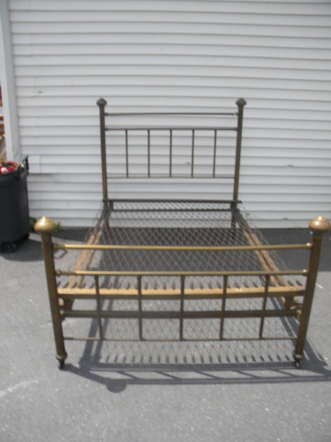 very good shape antique 1910s 1920s GREENPOINT BRASS and metal full