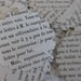 200 Vintage French Paper Tags, DIY Paper Tag Supplies, Scrapbooking Journaling Spot, French Gift Tags, Antique French Book paper cuts, 24P