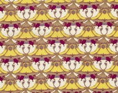 Tina Givens for Free Spirit, Pagoda Lullaby, Pagoda Hill in Taupe, 1 yard