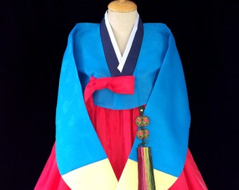 ... korean traditional c lothes womens dress hanbok woman blue red hanbok