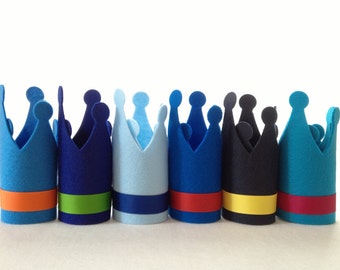 Felt Birthday Crown - Party Hats - Birthday Party Hats