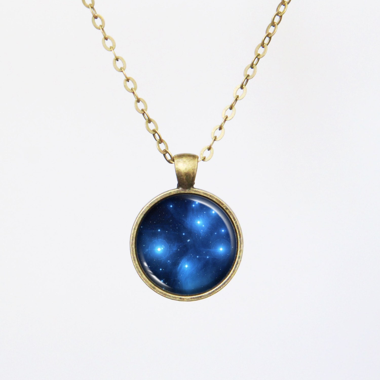 Galaxy Necklace Star Cluster Pleiades Seven Sisters By Funtasyland