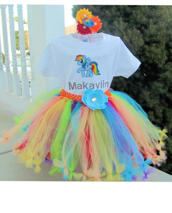 Items similar to My Little Pony tutu-- Rainbow Dash tutu 