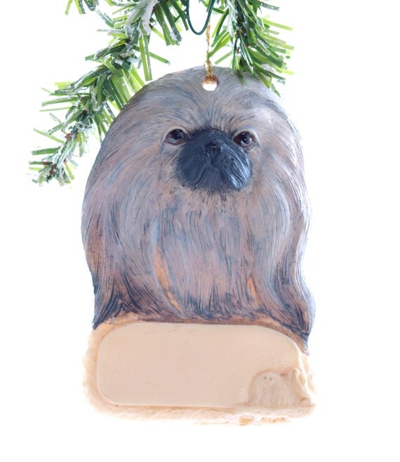 pekingese christmas ornament peke dog ornament pekingese christmas ornament peke dog ornament
