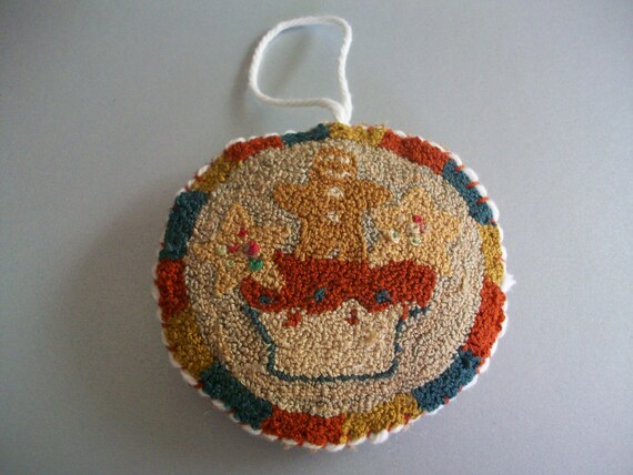 cookie making time punch needle ornament cookie making time punch needle ornament