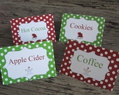 8 Holiday Food Tents Blank or Personalized Il_170x135