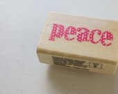Stamping Scrap booking "Peace" Stamp / Polka dot Stamp