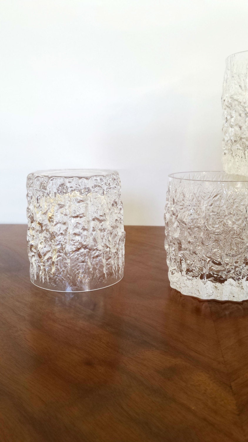 WHITEFRIARS textured crystal GLACIER EVEREST Large Tumbler