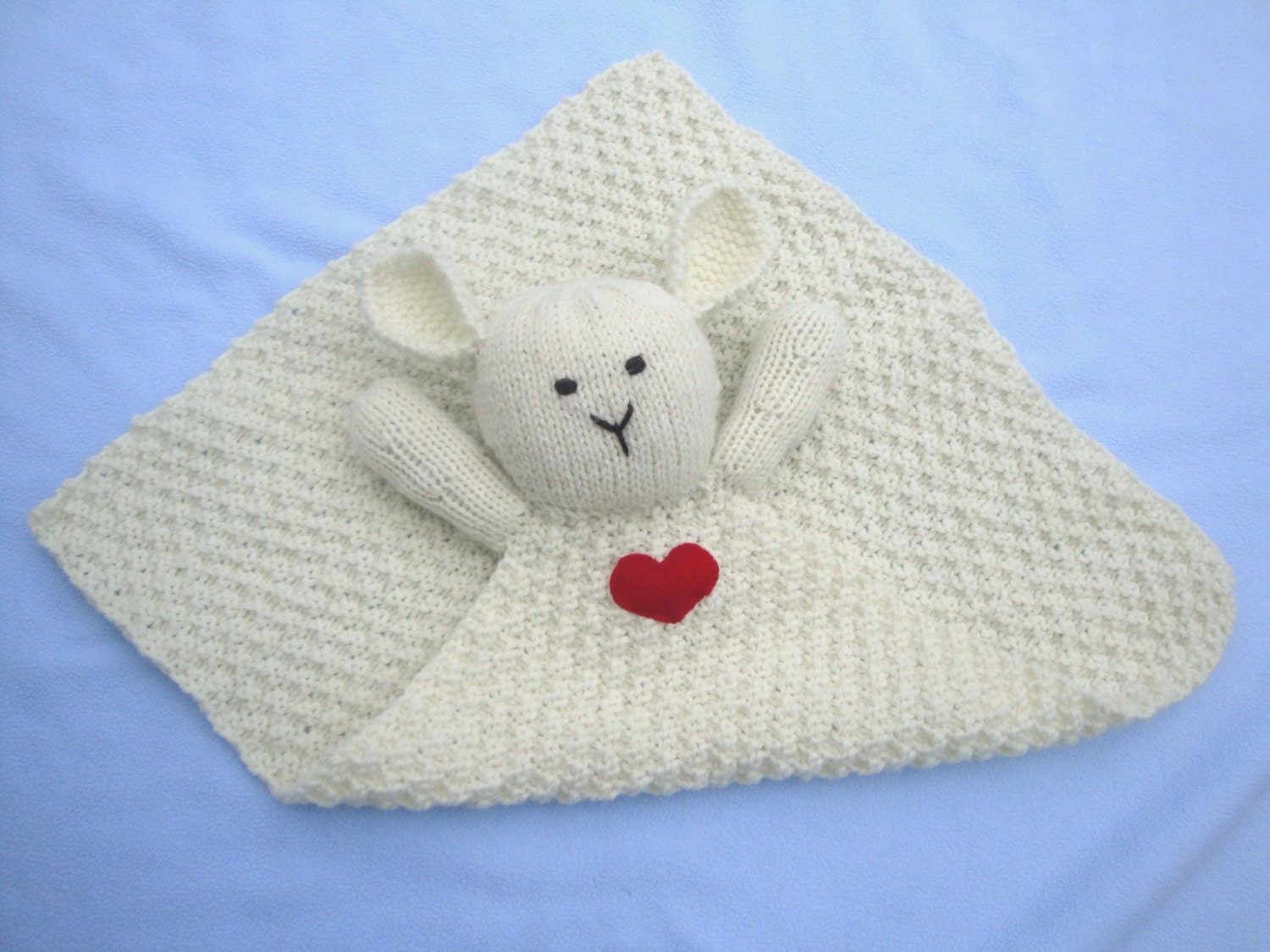 Personalized Lamb Baby Security Blanket Bearington Snuggler