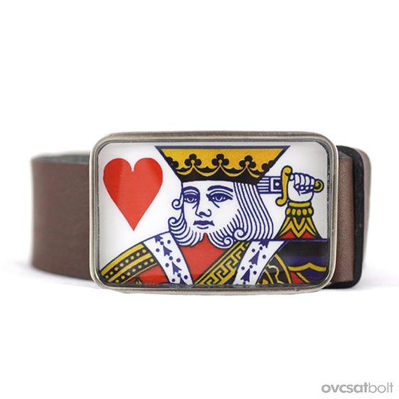Poker belt buckles