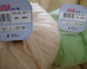 Free shipping - Mohair from Adriafil (Italy) - Aria - precious mohair yarn - 7.99 USD