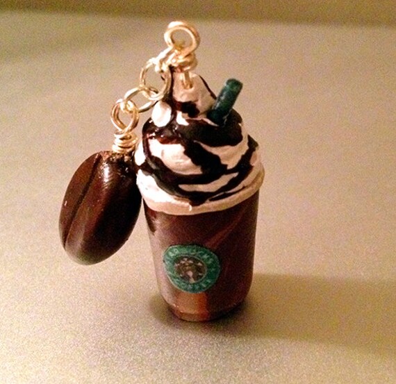 Starbucks Frappuccino Polymer Clay Charm by Kutovi on Etsy