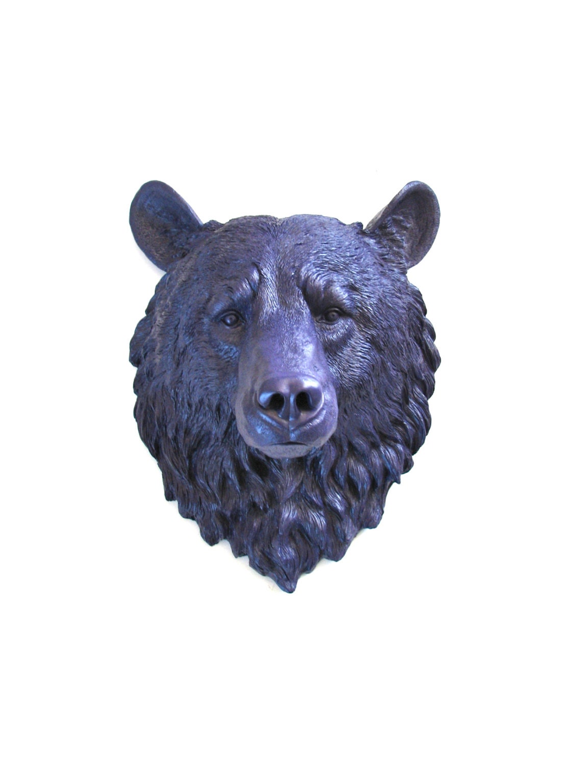 taxidermy bear head