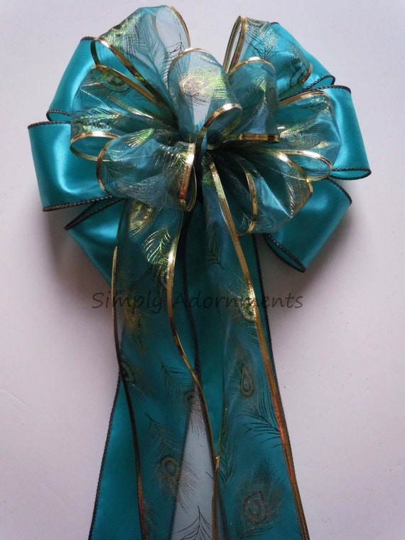 blue peacock christmas tree bow peacock by simplyadornmentsss blue peacock christmas tree bow peacock by simplyadornmentsss