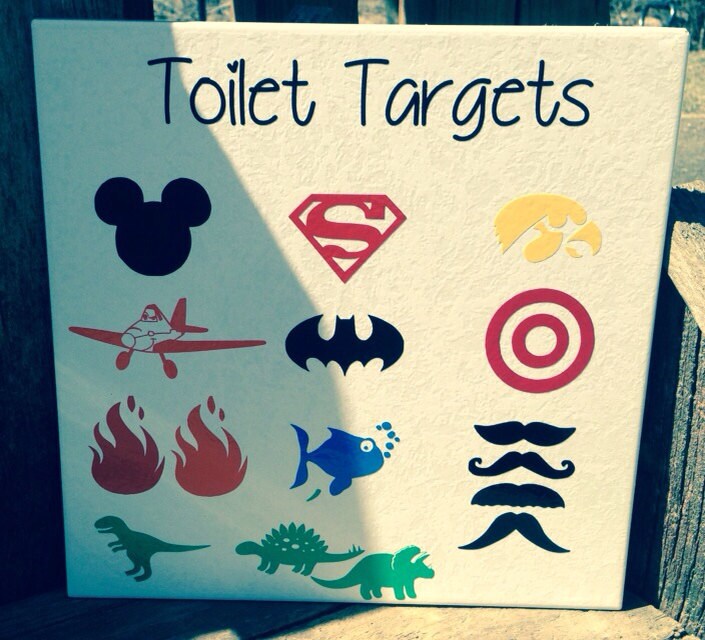 Potty Training Toilet Targets Set of 4