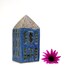 Spring Decor, Blue Ceramic House, Ceramic Sculpture