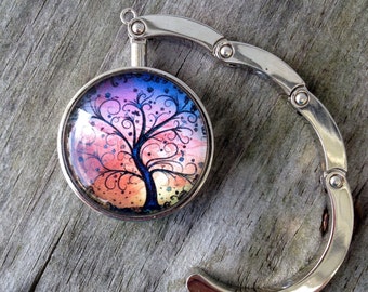 Purse hanger, Purse hook, Purse hanger hook, Tree of life, Folding purse hanger, Tabletop purse hanger, Gifts for women, Gifts for girls