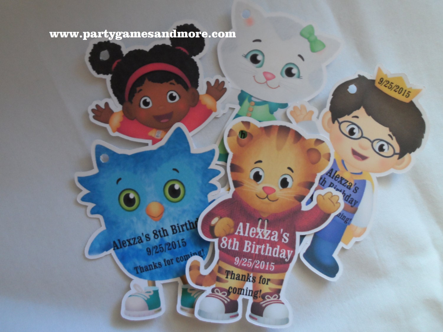 Daniel Tiger's Neighborhood Birthday Party Favor Gift