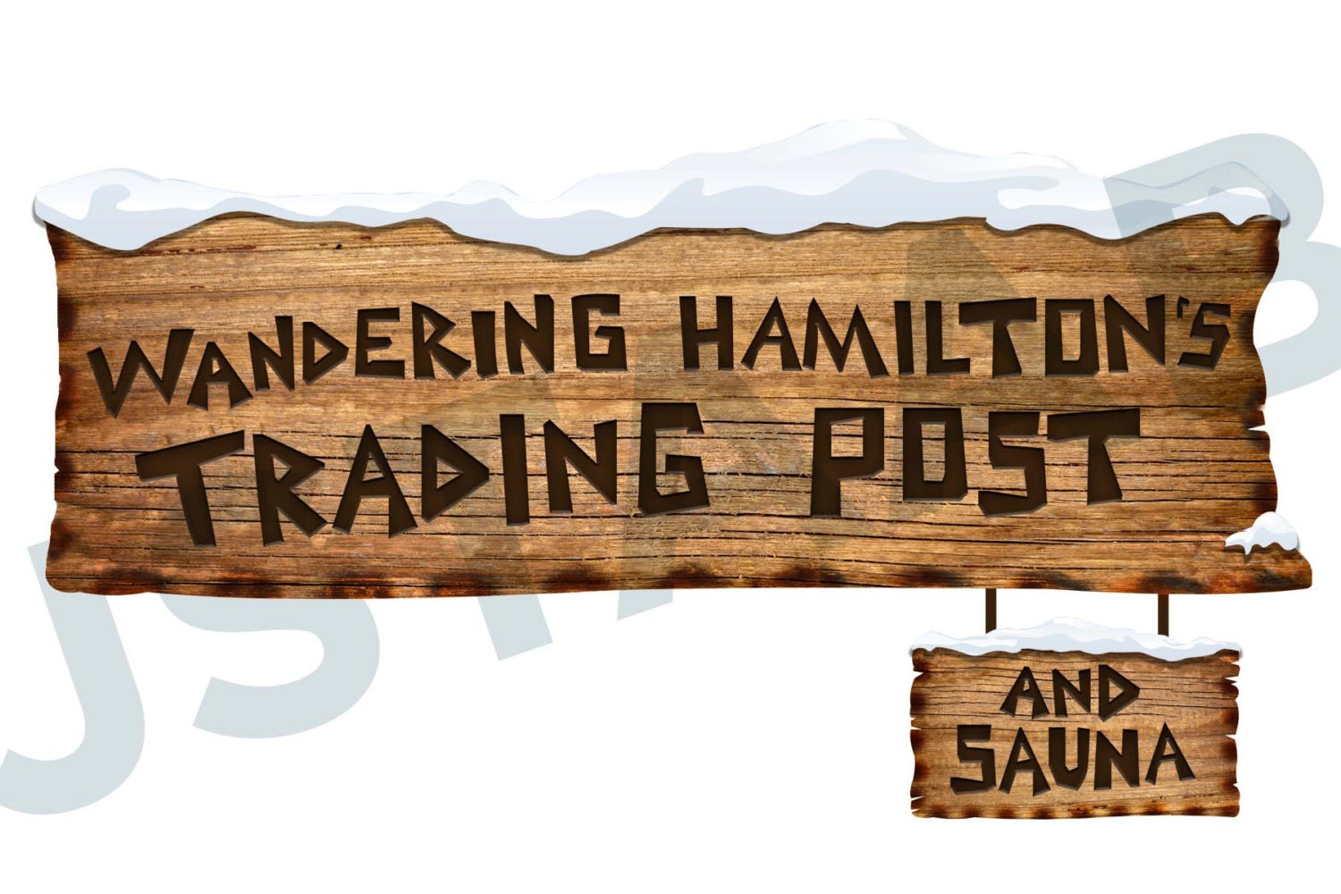 wandering oaken's trading post sign
