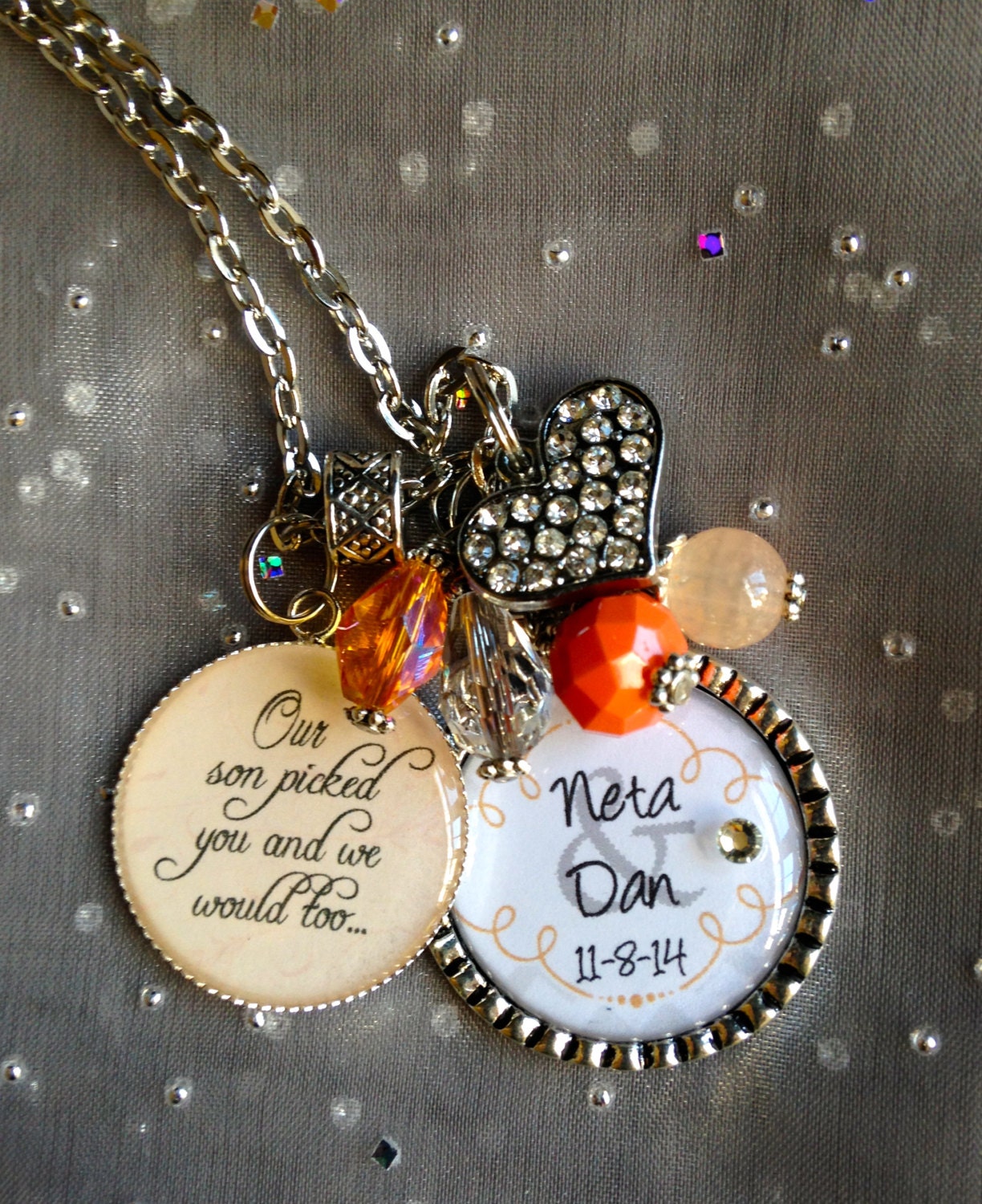 Future DAUGHTER in LAW GIFT personalized bride to be Our son