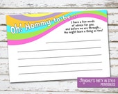 INSTANT DOWNLOAD - Oh The Places Youll Go - Baby Shower Advice Cards Il_170x135
