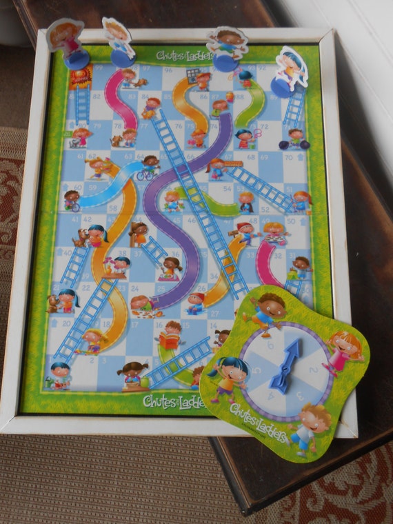 Childs Game Children Board Game Nursery Wall Decor-Chutes