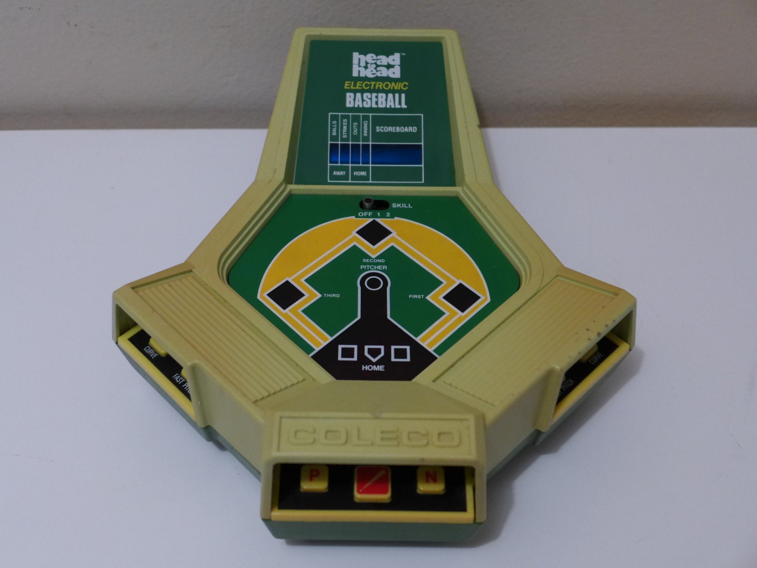 Coleco Head to Head Electronic Baseball 1980 WORKS Hand Held