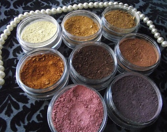 Soft Neutrals Collection - Eight Matte Eyeshadow Set Organic Vegan